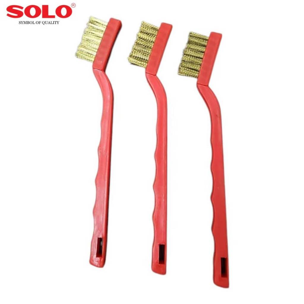 Solo No.603-7 แปรงลวดทองเหลือง 3 ตัวชุดโซโล