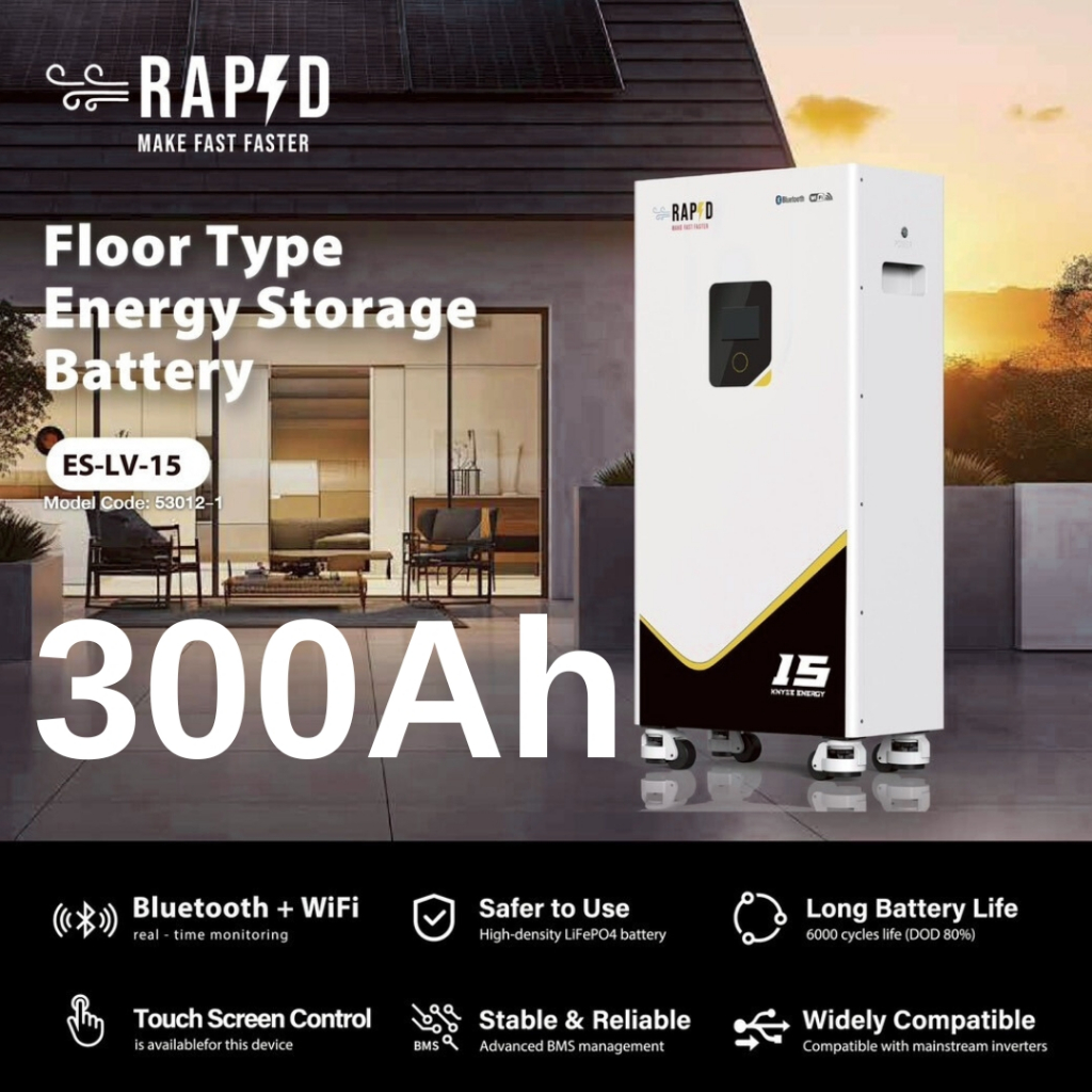 RAPD Li - BATTERY FLOOR TYPE 300Ah - 51.2 V (NEW) ส่งฟรี