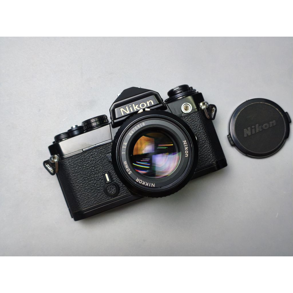 Nikon FE (black) Nikon 50mm f1.4 ai