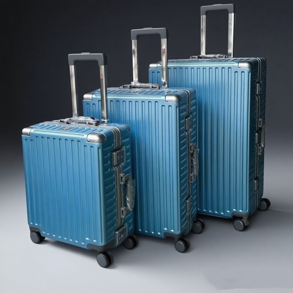 999กระเป๋าเดินทาง ล้อลาก PC+ABS กรอบอลูมิเนียม กันน้ำ แข็งแรงทนทาน 4ล้อหมุน 360องศา พร้อมส่งในไทย