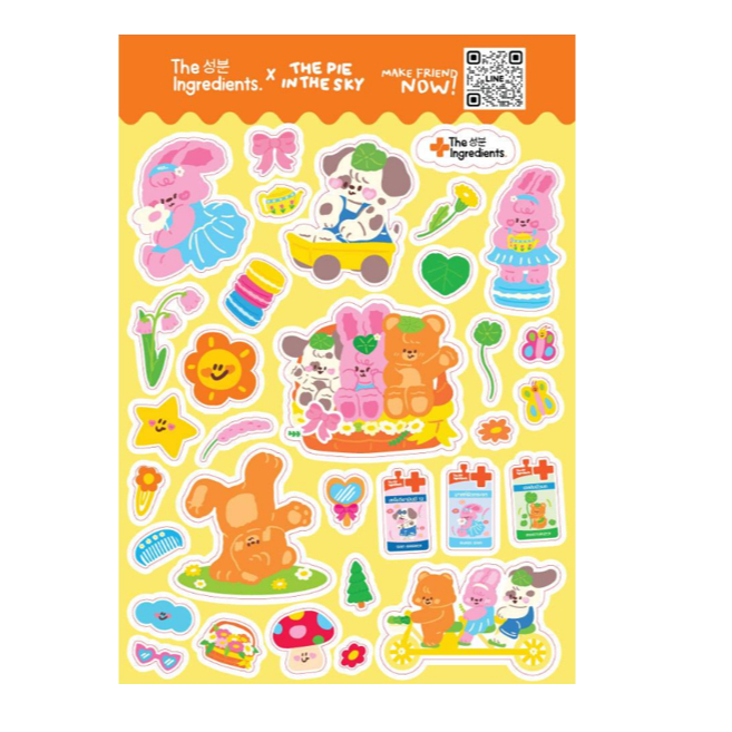 สติ๊กเกอร์กันน้ำ limited edition จาก แบรนด์สุดน่ารัก  1 แผ่น - รูปที่ 2