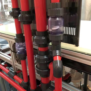 ท่อตู้ปลา FLOWCOLOUR AQUARIUM UPVC PIPE เดินท่อตู้ปลา งานคุณภาพสูง สำหรับตู้ปลาทะเล ทนทานต่อสารเคมี ท่อ pvc ข้องอ ปลา