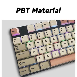 9009 วินเทจ คีย์แคปตัวอักษรไทย XDA Profile วัสดุ PBT สำหรับคีย์บอร์ดแมคคานิคอล 138 ปุ่ม