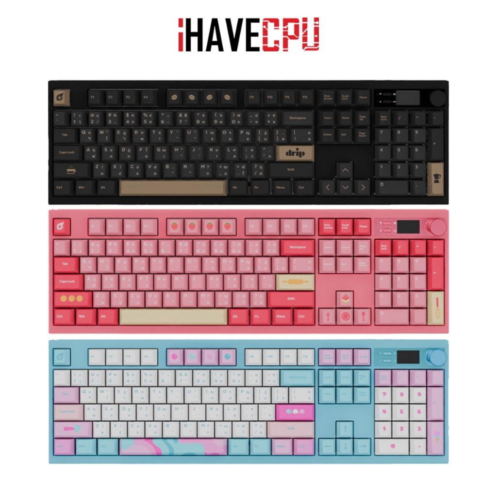 iHAVECPU KEYBOARD (คีย์บอร์ด) LOGA BASE 104 WIRELESS (EN/TH)