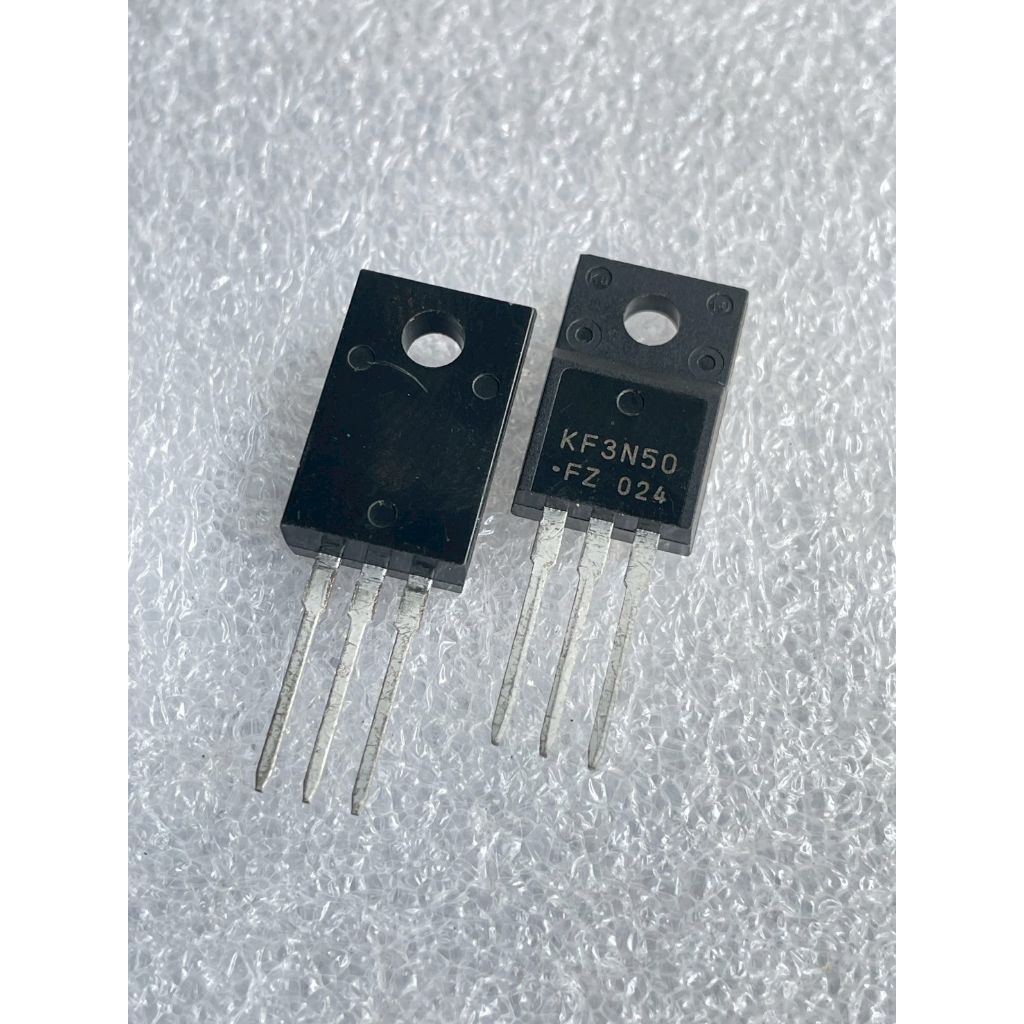 (แพ็ค1ตัว) KF3N50 N-Channel MOSFET TO-220 3A 500V มอสเฟท kf3n50 3N50 มอสเฟด 500v 3a KF 3N50 พร้อมส่ง
