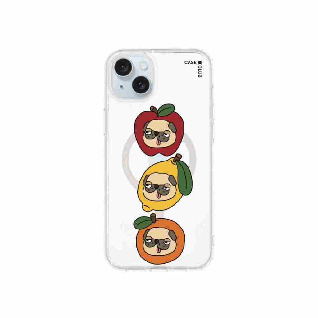 CaseClub เคสไอโฟน ซัมซุง เคสแม่เหล็ก ลาย Organic Pug หมาปั๊กหน้ากวนในผลไม้ สำหรับ i17 Pro Max/i17 Pro/i Air/i17 ราคา ถูกที่สุด ดีลบีเคเค แกลเลอรีภาพที่ 6