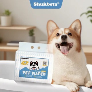 Shukbeta ผ้าอ้อมสุนัขอเนกประสงค์ ระบายอากาศได้ดี น้ำหนักเบา เหมาะสำหรับสุนัขตัวผู้และตัวเมีย แพมเพิสสุนัข