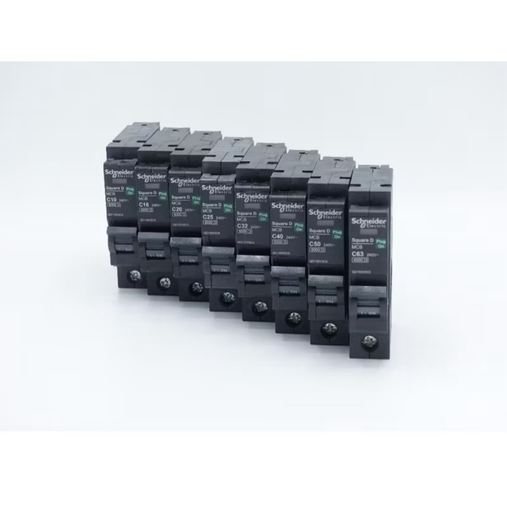 ❤️ส่งทุกวันจ้า❤️SCHNEIDER QOVS เซอร์กิตเบรกเกอร์ 1P 6KA ลูกเซอร์กิตเบรกเกอร์ ลูกย่อย 10A 16A 20A 25A 32A 40A 50A 63A