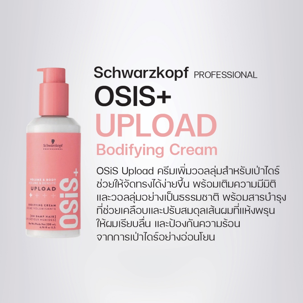 Schwarzkopf PROFESSIONAL OSIS+ UPLOAD Bodifying Cream