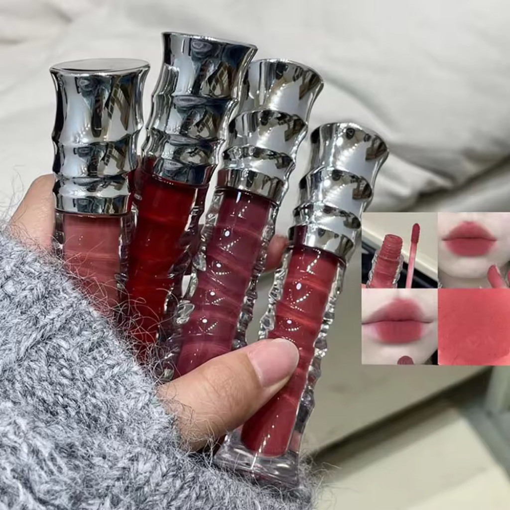 L-41🌟Kakashow Velvet Matte ลิปสติก กันน้ำ VE Moisturizing ยาวนาน Gloss ริมฝีปาก 24 ชั่วโมง สีสูง Lip Tint Lips แต่งหน้า