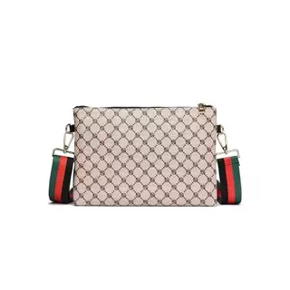 WalesPolo Crossbody work Bag , กระเป๋าคลัทช์ไหล่มัลติฟังก์ชั่น, Unisex Striped 2025 สไตล์ใหม่