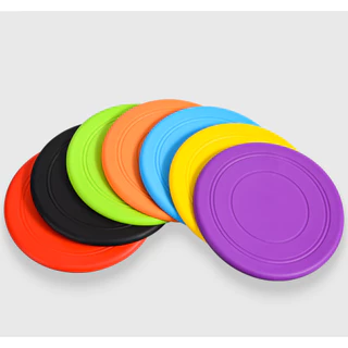 PP-076ของเล่นสุนัข จานบินจานร่อน ซิลิโคน สำหรับฝึกสุนัขและสัตว์เลี้ยง Dog Silicone Flying Disc