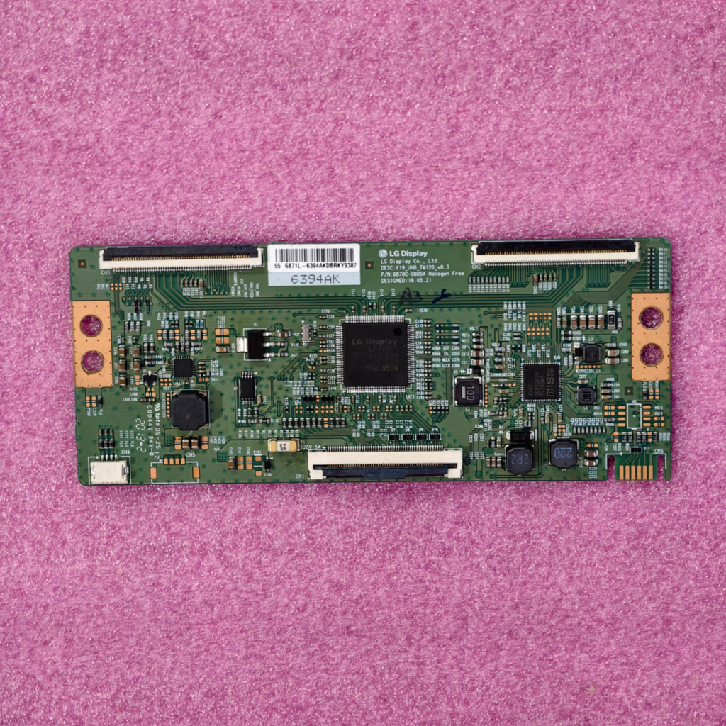 T-con LG V19_UHD_TM120_v0.3 P/N: 6870C-0805A Halogen Free