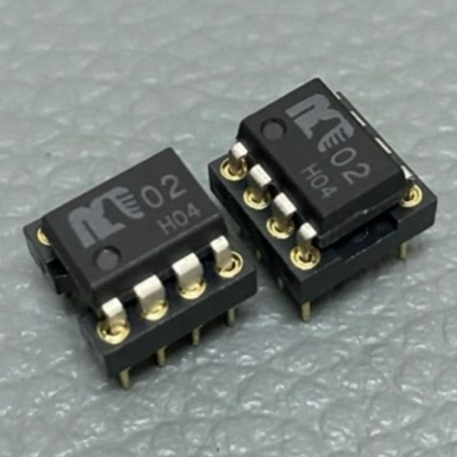 MUSES02 H04 DUAL OP-AMP ( ปีใหม่ ) ตัวถังพลาสติก  เป็น OP-AMP ปีใหม่ ให้คุณภาพที่ดี กลางแหลมคมชัดใส 
