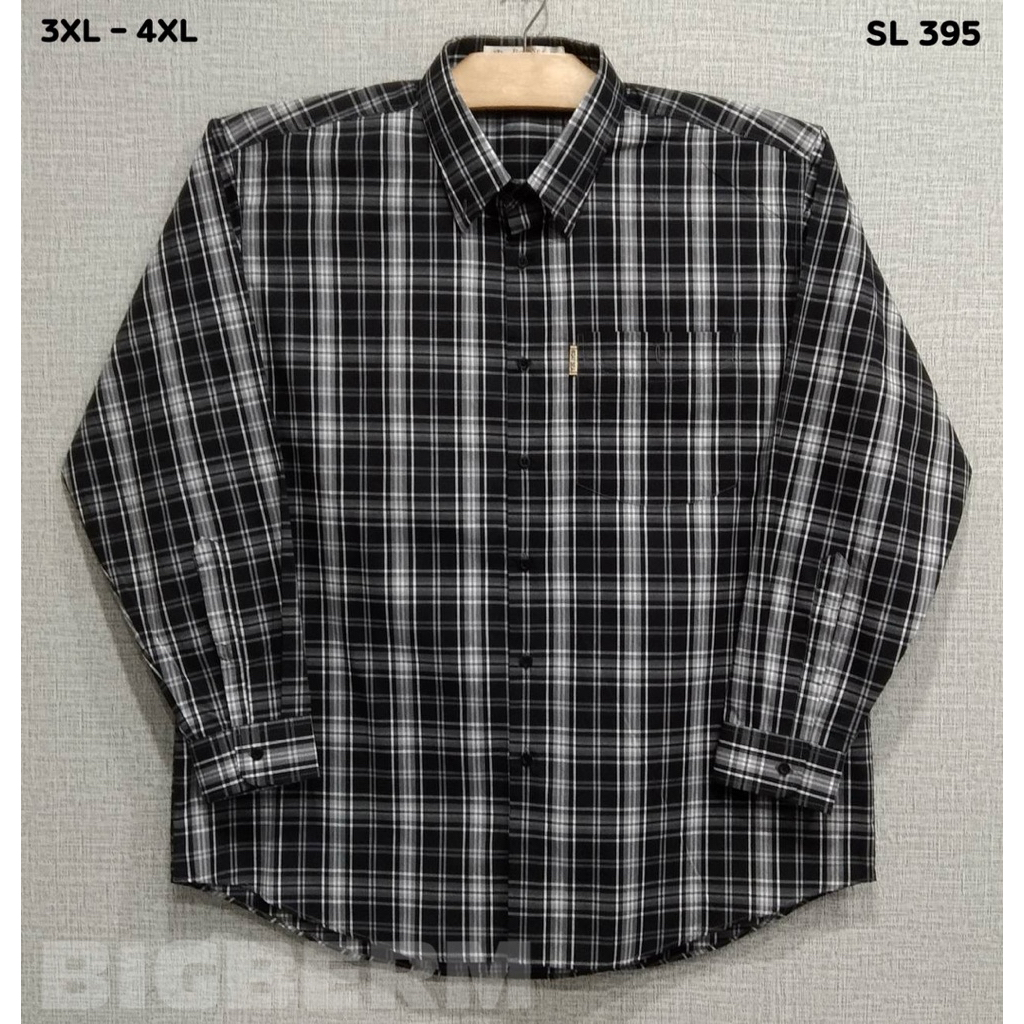 เสื้อเชิ้ตไซส์ใหญ่รอบอก 56นิ้ว 4XL ผ้าคอตตอนคุณภาพดี