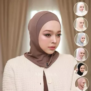 อินเนอร์ปิดคอผ้านุ่ม ผ้าเรย่อนเกรดเอ ใส่สบาย ไม่ร้อน ยืดหยุ่นได้ดีไม่อึดอัด (ใช้ก่อนคลุมฮิญาบ)