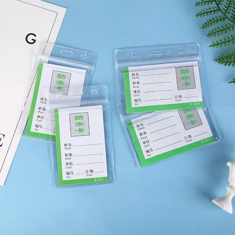 สายคล้องบัตร PVC แบบใสสำหรับใส่บัตรทำงาน สายคล้องบัตรนักเรียน สายคล้องบัตรทำงาน แบรนด์โรงงาน สายคล้องบัตรนิทรรศการ กันน้