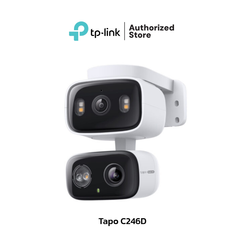 TAPO กล้องวงจรปิด WIFI 6 ล้านพิกเซล (3MP+3MP)(Dual Lens) รุ่น Tapo C246D