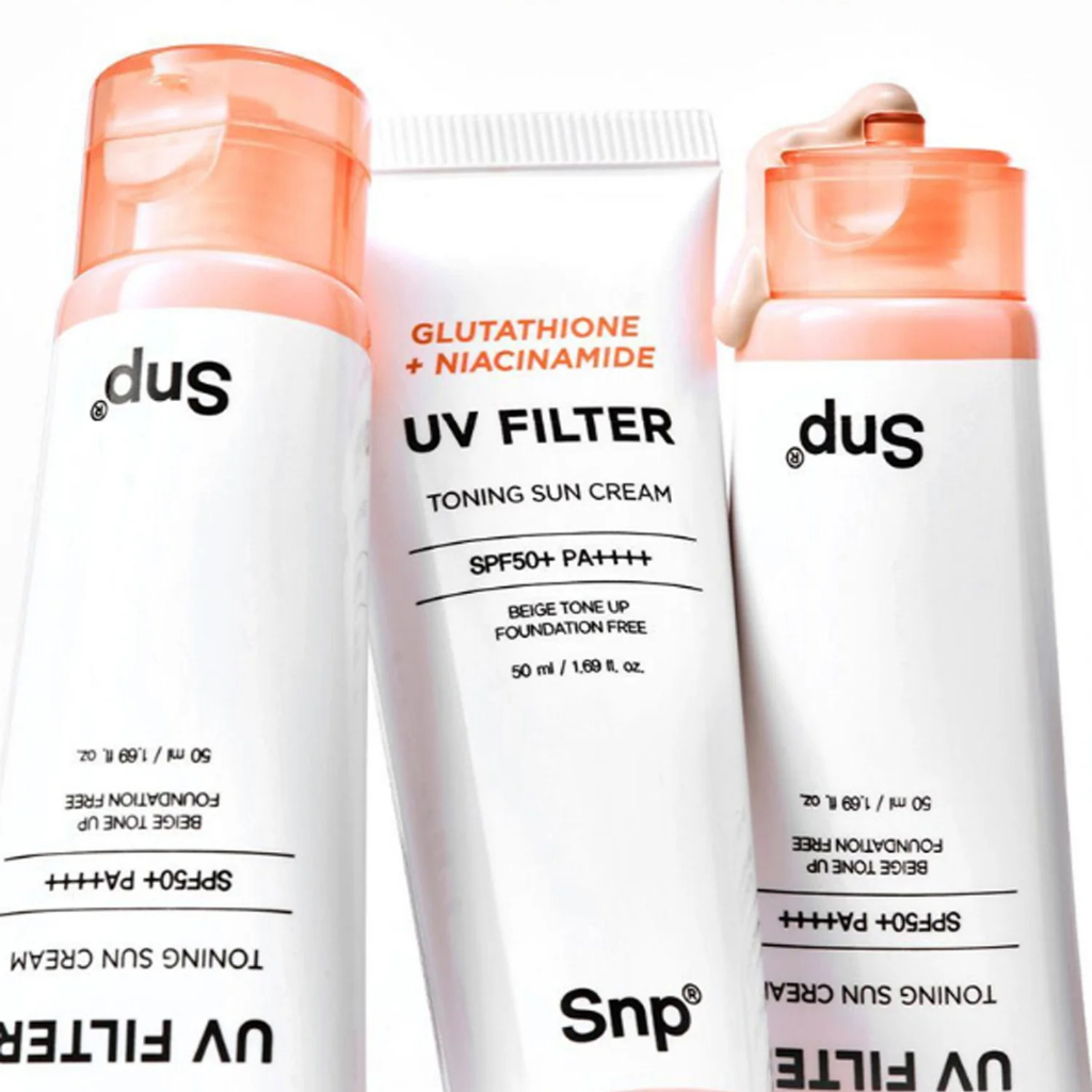 [50ml+20ml] SNP GLUTATHIONE NIACINAMIDE UV FILTER TONING SUN CREAM