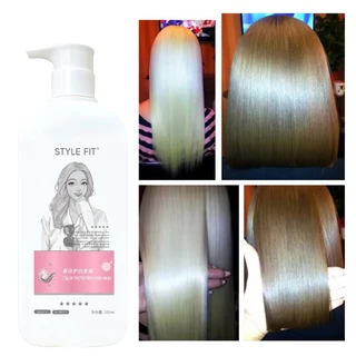 STYLE FITแชมพูและครีมนวดผม สูตรบำรุงผมเสียในทันที 500 มล.