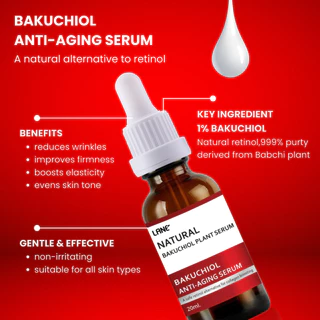 [ 2ขวด ] LANE’ Bakuchiol Serum 1% เรตินอลจากพืช เหมาะกับผิวแพ้ง่าย สกินบูธเตอร์คอลลาเจน 20ml.