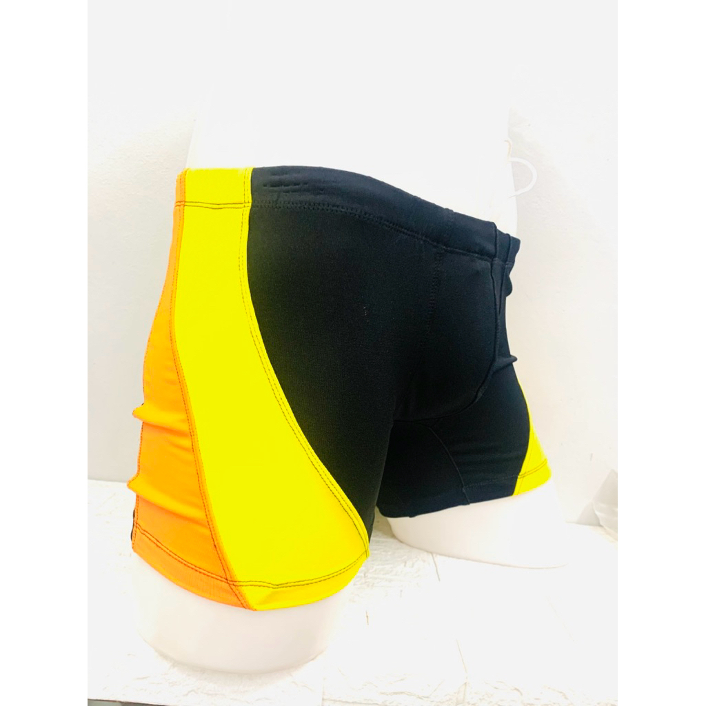 กางเกงว่ายน้ำขาสั้นชายขาสามส่วนตัดแต่งลายผ้า8059 - รูปที่ 5