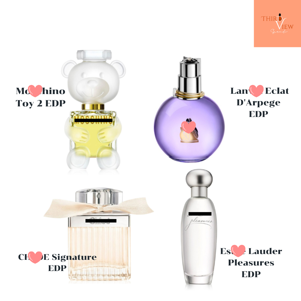 (น้ำหอมแท้100%แบ่งขาย) รวมผู้หญิง สดชื่นน่ารัก