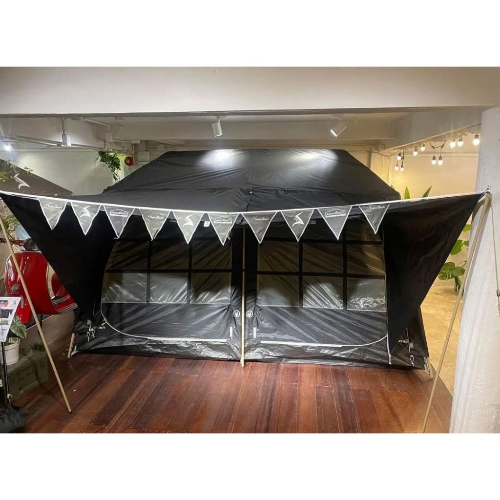 เต๊นท์สนามเดินป่า LAGOONA EX สีดำ