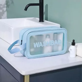 [สินค้าแถม] CBG Devices กระเป๋าเครื่องสำอางกันน้ำ ขนาดพกพา Blue Wash Bag (GWP-BWB)