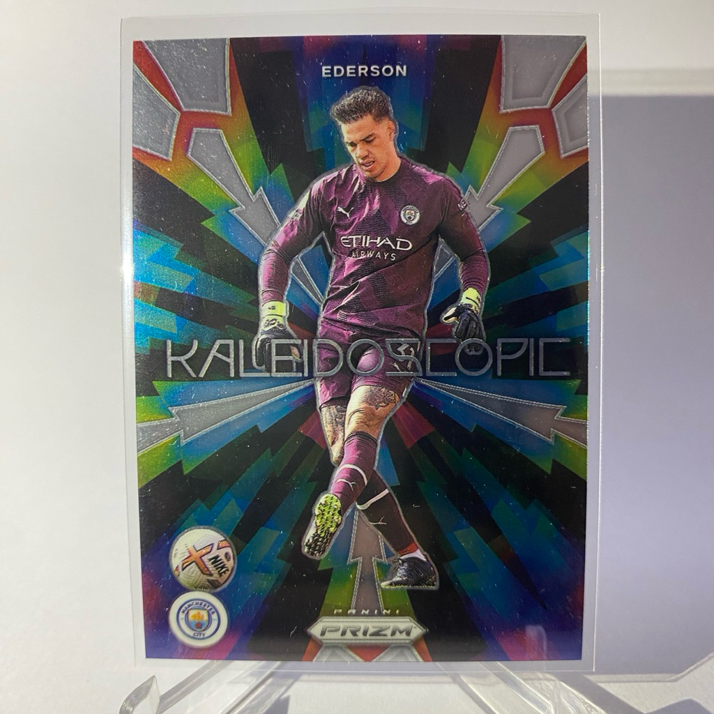 การ์ดนักฟุตบอลสำหรับสะสม EDERSON, MANCHESTER CITY , PANINI PRIZM 2022