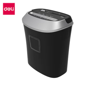Deli เครื่องทำลายเอกสาร 20 ลิตร เครื่องย่อยกระดาษ ทำลายกระดาษ ขนาด A4 5/10 แผ่น อุปกรณ์สำนักงาน Paper Shredder