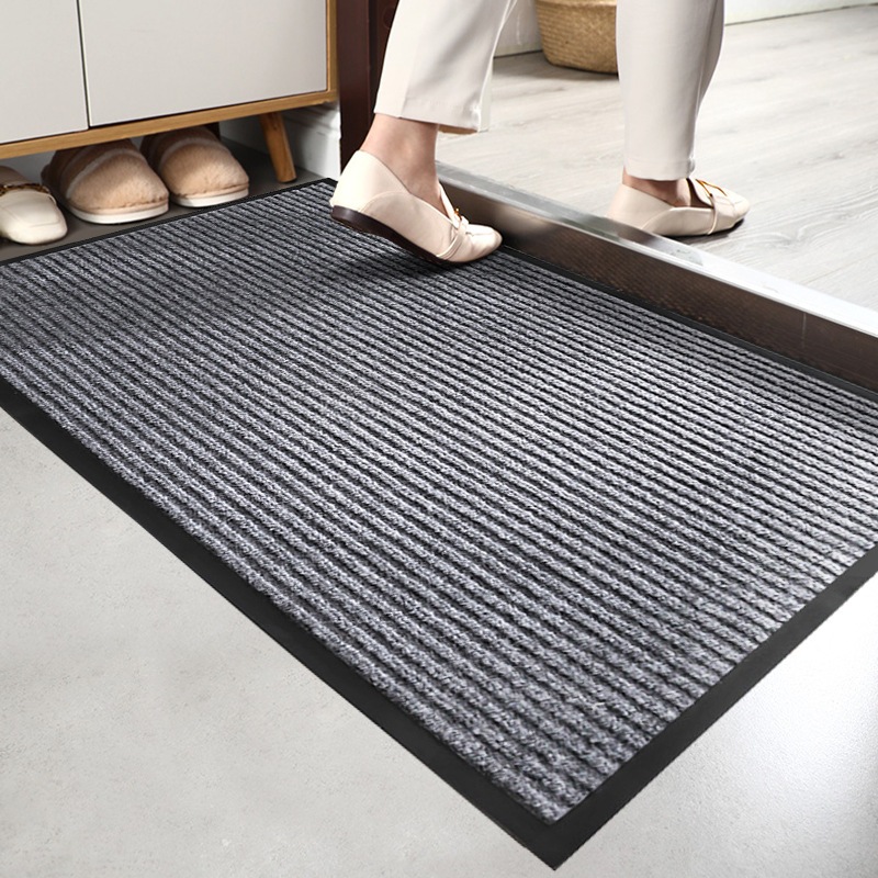พรมปูพื้น แนบพื้นกันลื่น พรมไนลอน พรมดักฝุ่น PVC กันลื่น สําหรับห้องครัว ประตูด้านนอก ทางเข้า พื้น ระเบียง ดูดซับน้ำไว