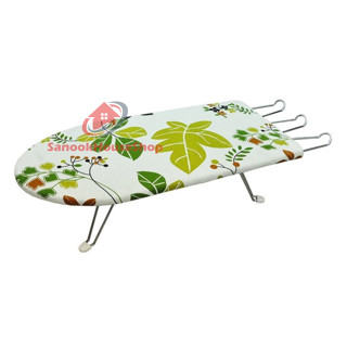 โต๊ะรีดผ้านั่งรีด โต๊ะนั่งรีดใหญ่ ขาหนีบ ประหยัดพื้นที่ผ้าลา…