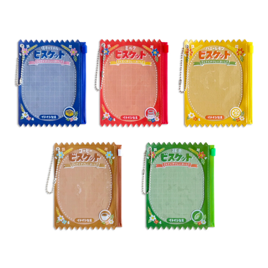 [พร้อมส่งในไทย] Keychain Pouch Retro Packaging ซองซิบล็อคแบบพวงกุญแจ ย้อนยุค ของแท้ 100% จากญี่ปุ่น