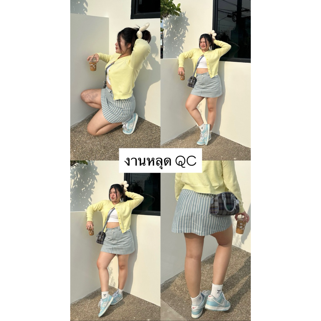 กระโปรงรุ่น lris  Skort size 34,36,38,40 งานหลุด QC