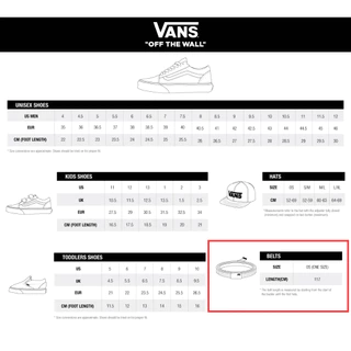 VANS DEPPSTER II WEB BELT - BLACK เข็มขัด แวนส์