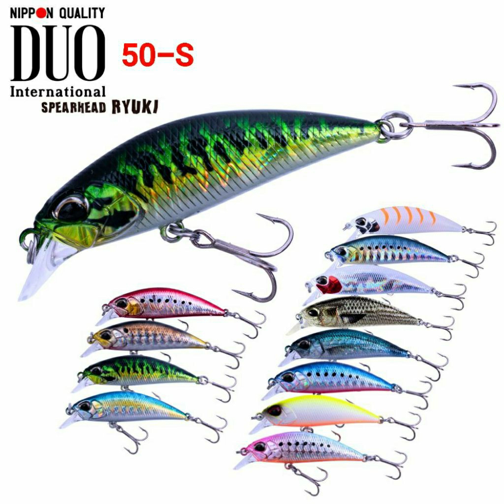 เหยื่อปลอม อุปกรณ์ตกปลา  DUO  SPEARHEAD  RYUKI  50-S  MADE  IN  JAPAN