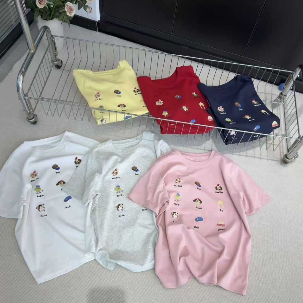 [ T1 ] เสื้อยืดฟรีไซส์ สไตล์ เกาหลี ผ้า Cotton Premium