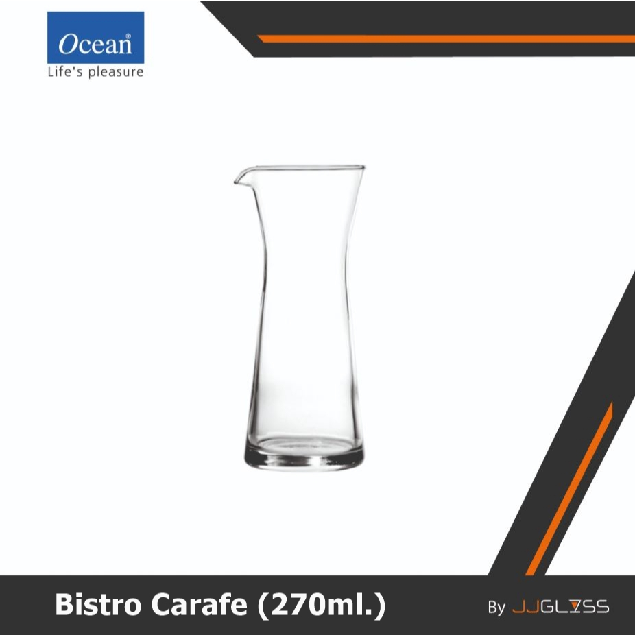 JJGLASS – (Ocean) V13610 Bistro Carafe (270ml.) – เหยือกน้ำ เหยือกบิสโตร เหยือกโอเชี่ยน สำหรับใส่เครื่องดื่ม