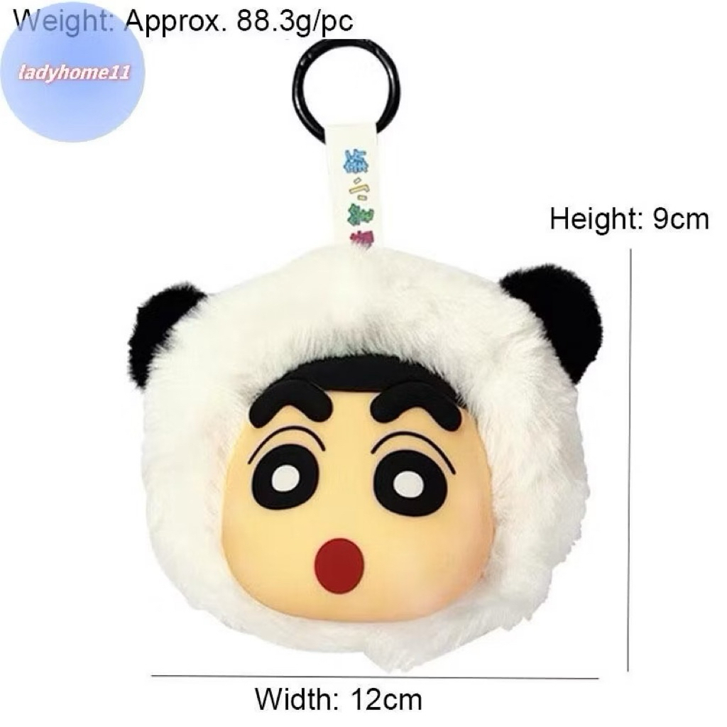 ร้าน🇹🇭 พร้อมส่ง✨ พวงกุญแจ ชินจัง ลิขสิทธิ์แท้ Crayon Shinchan Doll Buckle Animal Costume Plush Keychain by Futabasha - รูปที่ 5