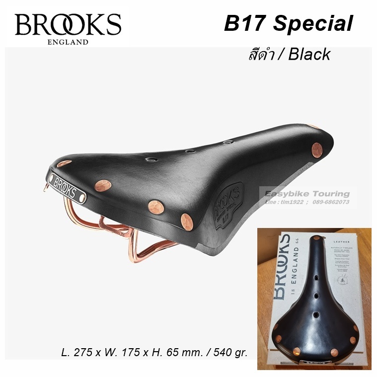 เบาะ BROOKS B17 SPECIAL หมุด รางทองแดง - รูปที่ 6