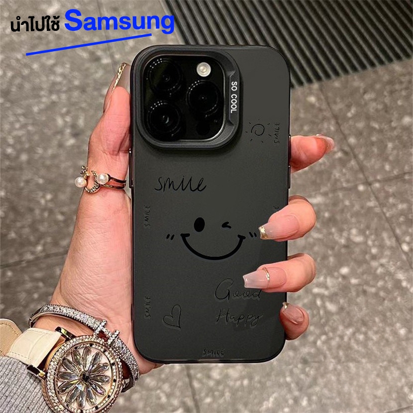 เคส Samsung ซองโทรศัพท์  ยิ้มต่อไป A15 A12 A05s A14 A03 A50s A04s A13 A51 A03s A52 A53 A54 A05 A34 A02s