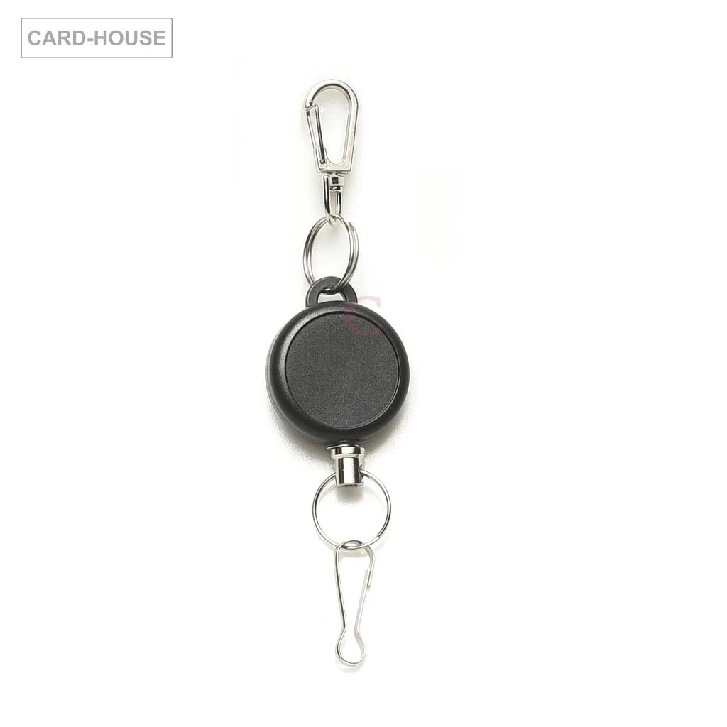โยโย่ พวงกุญแจ แบบดึงเก็บได้ Badge Holder Reel Clip