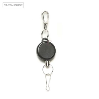 โยโย่ พวงกุญแจ แบบดึงเก็บได้ Badge Holder Reel Clip