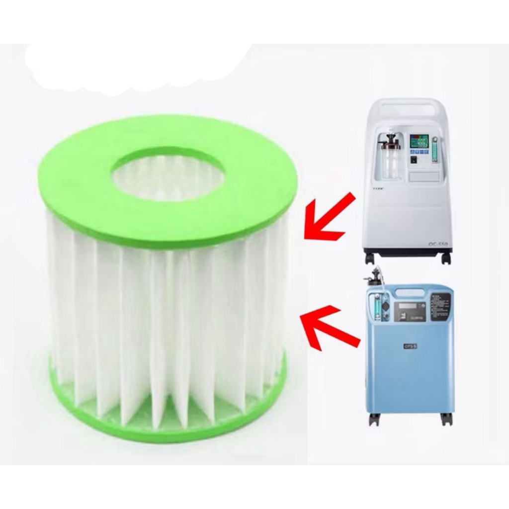 Bacteria filter for concentrator oxygen sysmed