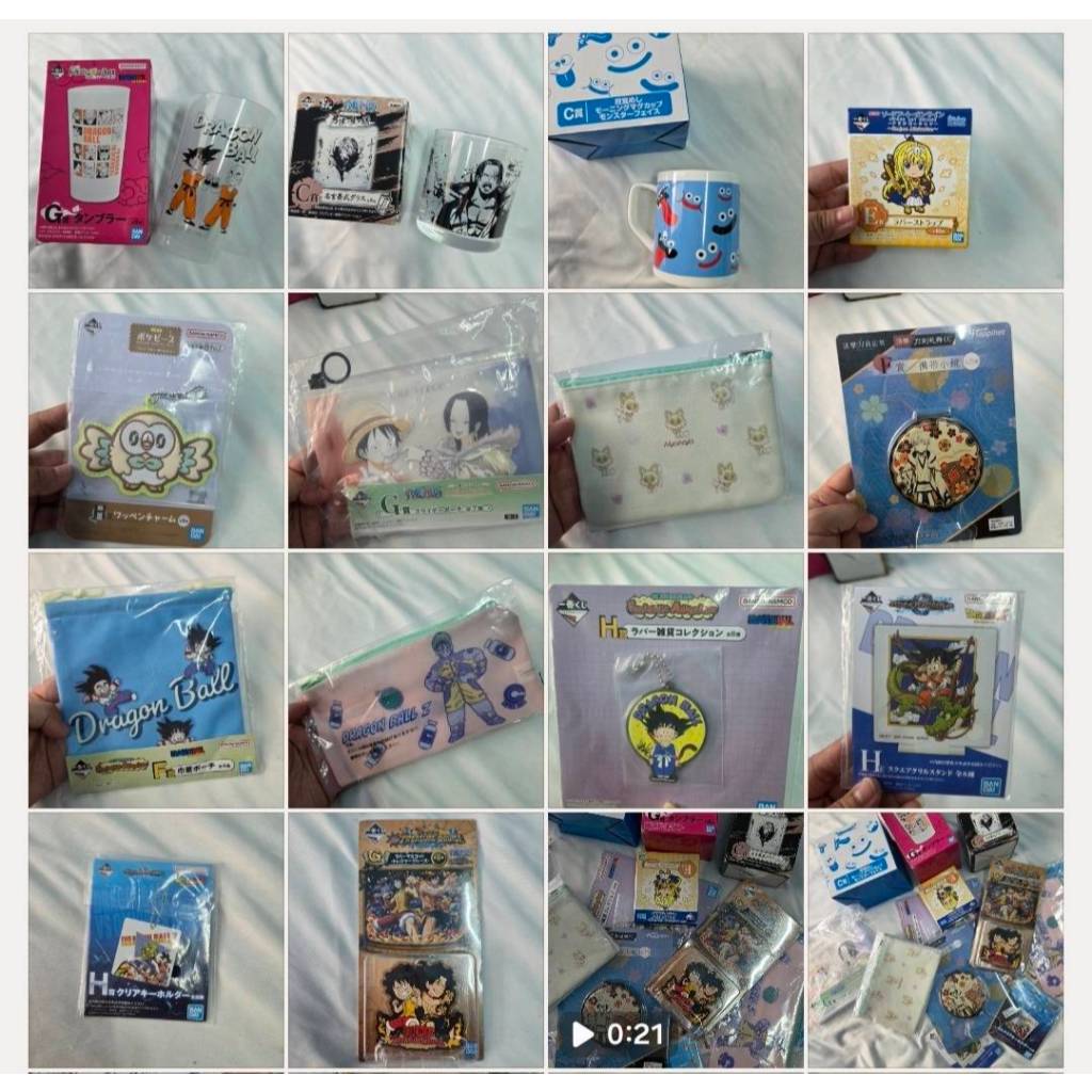 ของสะสม คาแรคเตอร์ อนิเมะ  มีแพคเกจทุกชิ้น