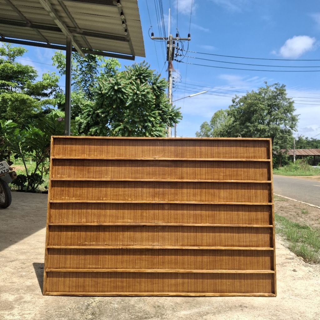 ชั้นวางเทปคาสเซ็ทโชว์ปก136ตลับ