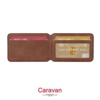 Caravan Crew Phone card holder ที่ใส่บัตรโทรศัพท์ หนัง PU เรียบหรู เท่