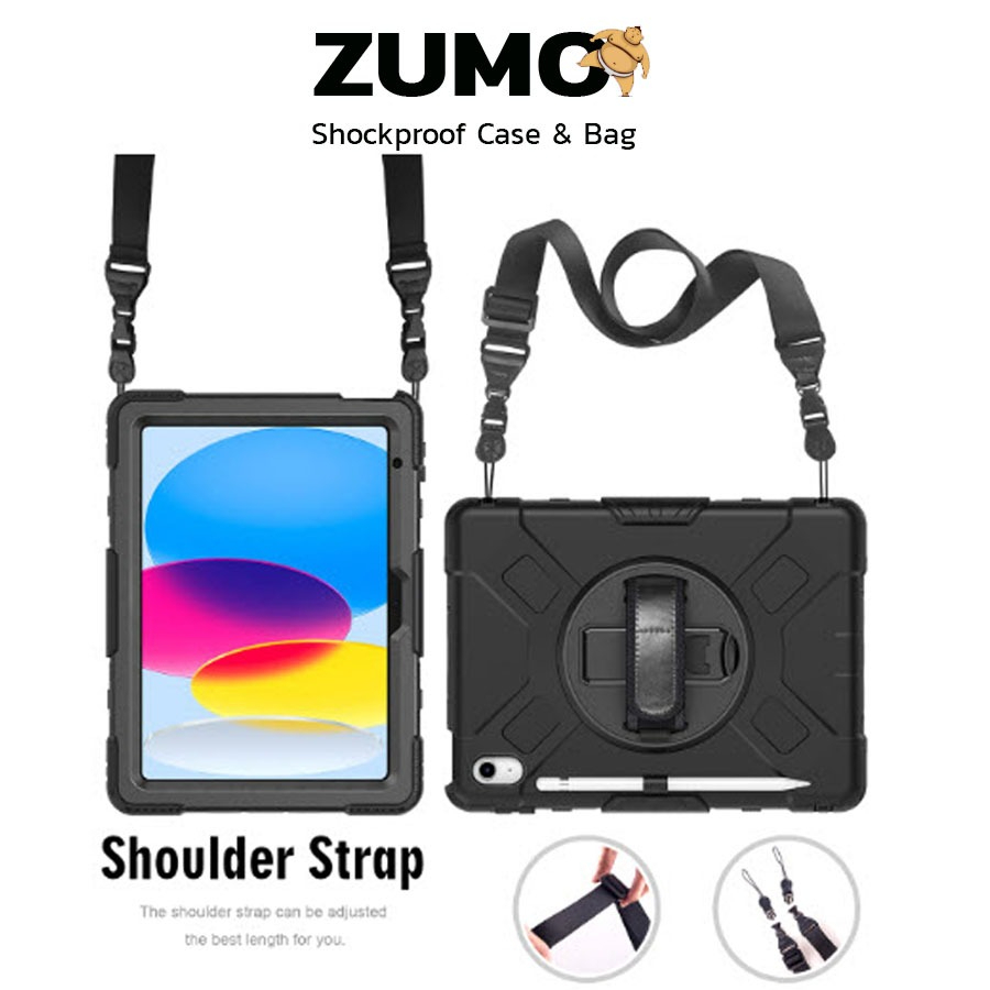 ZUMO [Multi Function] เคสกันกระแทก เคส สำหรับ ไอแพด Gen 10 10.9 2022 / Gen10 / A16 Gen 11