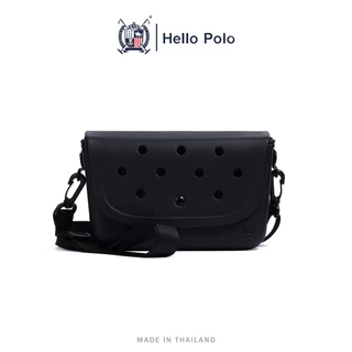 Hello Polo ลำลอง แบบพกพา กระเป๋าสะพายผญ crossbody bag เบาและทนทาน ดีไซน์เรียบง่าย ทนทาน แบบกันน้ำ ของขวัญวันแม่ BH2007